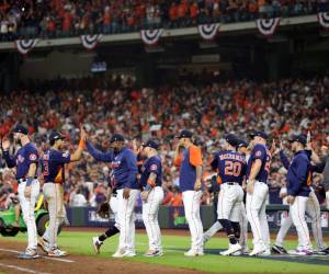 Los Astros de Houston celebraron esta nueva victoria.