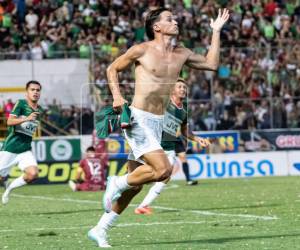 Brian Farioli llegaba de anotarle a Real España en la triangular y anota nuevamente con el Marathón.