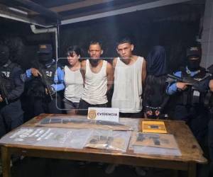Armas, municiones, droga y un vehículo fueron decomisados durante el operativo policial.