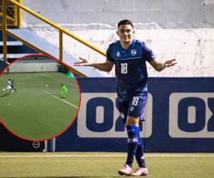 Asi celebró Bancy Hernández el gol ante Honduras.