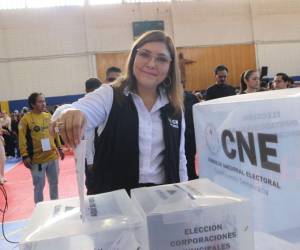 Ana Paola Hall, presidente del CNE, defendió el trabajo que hicieron en las elecciones generales.