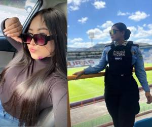 En Honduras hay bellas mujeres y dentro de la Policía Nacional no es la excepción. ¿Quién es la bella agente que se roba los suspiros en los estadios?