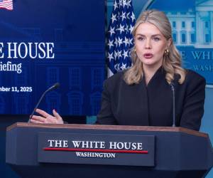 La portavoz de la Casa Blanca, Karoline Leavitt.