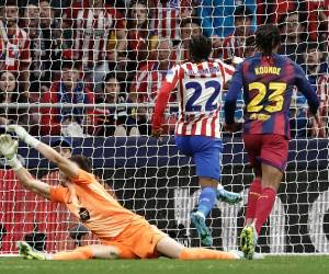 Imágenes del desarrollo del partido.