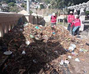 Cuadrillas de limpieza acudieron al parque para dar el cuidado respectivo al histórico parque Maya fundado en 1883.