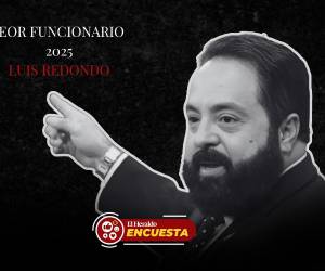 Luis Redondo en dos ocasiones fue nominado por los lectores de EL HERALDO como el peor funcionario hondureño.