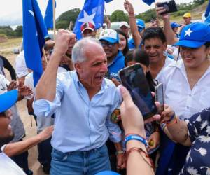 El candidato presidencial del Partido Nacional visitó diversos municipios de Olancho.