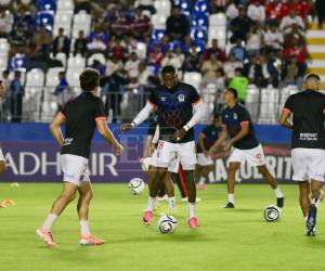 Imágenes del desarrollo del partido.