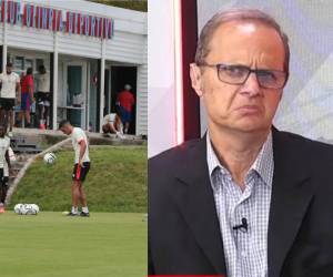 El peeriodista criticó las instalaciones del equipo Olimpia luego que el Firpo hiciera trabajos dentro del Centro de Alto Rendimiento previo al choque por Copa Centroamericana