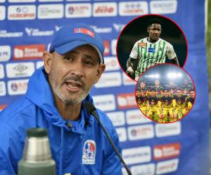 El técnico del Olimpia habló este lunes en conferencia de prensa.