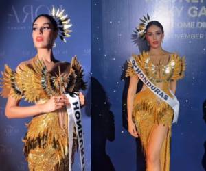 La hermosa representante de Honduras en el Miss Universo 2025, Alejandra Fuentes, se robó las miradas de muchos durante la cena de gala realizada previo al gran certamen de belleza. Su brillo la colocó como una de las favoritas de varios missólogos.