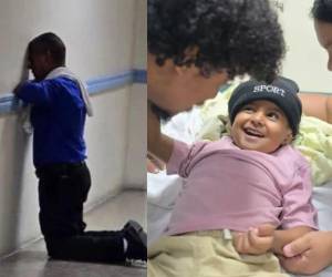 Días atrás, la escena de don Jesús Ramos orando de rodillas frente a la Unidad de Cuidados Intensivos Pediátricos (UCIP) se viralizó en redes sociales. Sin embargo, nadie se imaginaba que el motivo de su oración era la salud de su pequeño nieto, Jesús Alexis, quien ya fue dado de alta.