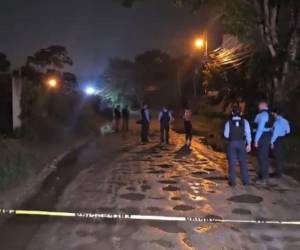 La noche del lunes 19 de enero, un cuerpo embolsado fue hallado en la colonia Bográn de SPS.