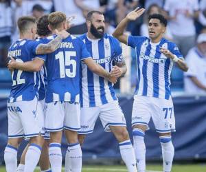Luis Palma estuvo presente en el triunfo del Lech Poznán.