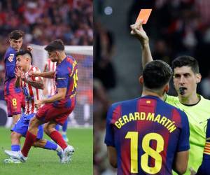 El Atlético de Madrid mantiene su malestar tras la polémica acción de Gerard Martín.