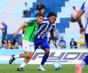 Imágenes del desarrollo del partido.