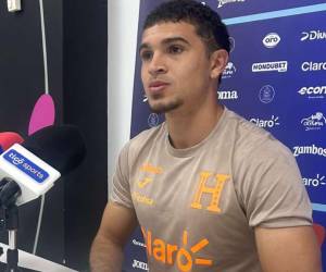 Eric Puerto quiere sumar sus primeros minutos con la selección de Honduras.