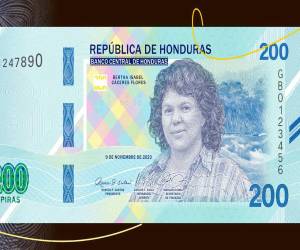 De manera gradual será puesto a circulación el nuevo diseño del billete de 200 lempiras.