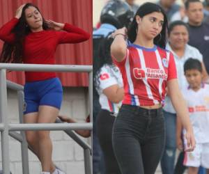En una cálida tarde en Comayagua, la lente de EL HERALDO captó las guapas aficionadas que llegaron al estadio Carlos Miranda de Comayagua para disfrutar del Olimpia vs Marathón. A continuación las imágenes.