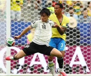 Japón le está dando la lucha a Brasil en este partido de dieciseisavos.