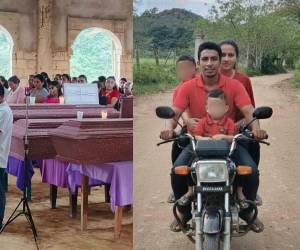 Hoy 2 de enero, familiares y amigos rindieron homenaje a los cuatro miembros de una familia que murieron tras un fatal choque entre una motocicleta y un camión. El accidente se registró el pasado jueves 1 de enero a la altura del sector de La Bodega, en Nueva Arcadia, Copán, causando una gran consternación en la comunidad.