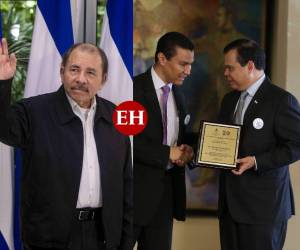 La mandataria Castro le envió el 28 de junio una placa a Daniel Ortega.