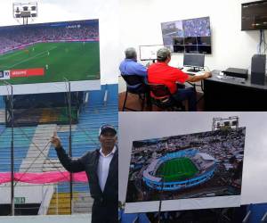 Este miércoles se anunció la conclusión de los trabajos de instalación de la pantalla gigante en el estadio Nacional de Honduras. Te mostramos cómo quedó.