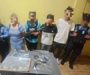 Capturan a tres sospechosos armados y con droga en Sabá, Colón.
