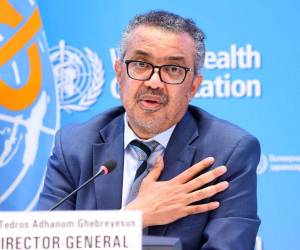 El director general de la OMS, Tedros Adhanom Ghebreyesus.