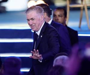 Ancelotti durante la presentación de la convocatoria.