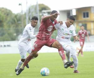 Imágenes del desarrollo del partido.