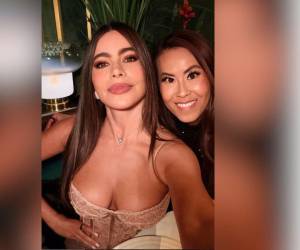 La actriz colombiana Sofía Vergara impuso tendencia con un bustier en color nude de encaje, con un toque glamoroso, en una imagen de su perfil de Instagram.