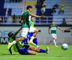 Imágenes del desarrollo del partido.