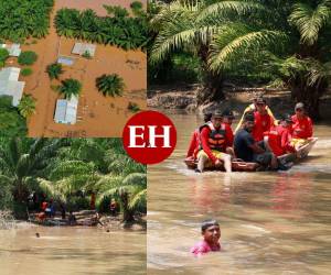 Las horas pasan y en muchos sectores de Yoro y Cortés los caudales de los ríos Ulúa y Chamelecón no disminuyen, las crecidas se extienden hacia muchas comunidades donde la gente se aferra a los bordos, sin alimento en algunos casos, luego de verse afectados por las lluvias que han azotado el territorio nacional en los últimos días.