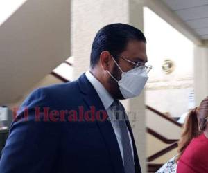 Imagen de archivo del congresista al llegar a una de sus audiencias.