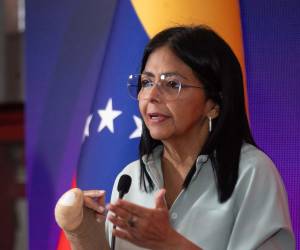 La vicepresidenta ejecutiva de Venezuela, Delcy Rodríguez.