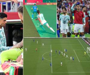 Estas fueron las mejores imágenes que no se vieron en TV durante el Portugal vs Croacia. Bronca de Cristiano Ronaldo al salir, VAR protagonista y milagro de los lusos ante los croatas.