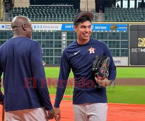 El hondureño Mauricio Dubón habló en el Minute Maid Park y reveló detalles de su aventura en los Astros de Houston.