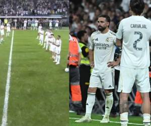Dani Carvajal se ha despedido del Real Madrid luego de 13 temporadas y con quien logró 27 títulos, incluidas seis Champions League, lo curioso que durante su despedida uno de los jugadores no le hizo el pasillo ¿por qué?