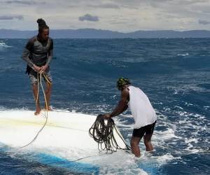 Fueron encontrados a inmediaciones de Cayos Cochinos, afortunadamente con vida.