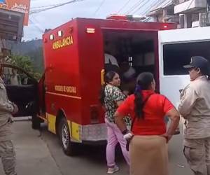 Unidades del Cuerpo de Bomberos trasladaron a la menor a una clínica privada, donde se confirmó su fallecimiento.