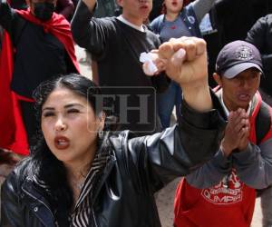 Entre consignas y pancartas, militantes del Partido Libertad y Refundación (Libre) se posicionaron frente a las instalaciones del CNE para exigir un recuento de votos para Jorge Aldana, argumentando que fue el verdadero ganador de la Alcaldía Municipal del D.C., a pesar de que el ente electoral declaró como nuevo edil a Juan Diego Zelaya del Partido Nacional.