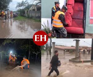 Las intensas lluvias que desde el pasado lunes azotan el departamento de Comayagua y regiones aledañas registraban hasta la noche de este martes al menos 60 familias afectadas por inundaciones, caídas de árboles y daños en sus viviendas.