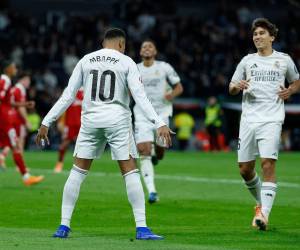 Mbappé empató el registro de goles para un jugador con el Real Madrid