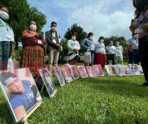 Familiares participaron en la primera Conferencia Regional de Familiares de Personas Desaparecidas, en Guatemala, organizada hoy a propósito del Día Internacional de las Víctimas de Desaparición.