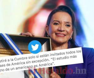 La presidenta de Honduras expresó su postura a través de redes sociales.
