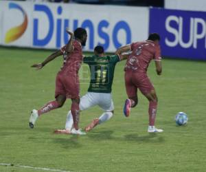 Imágenes del desarrollo del partido.