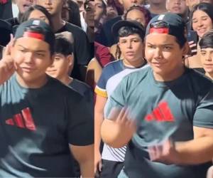 Videos de TikTok sobre batallas de farmear aura se viralizaron rápidamente en las últimas semanas. La fotografía es de un chico de Brasil participando en este tipo de actividad.