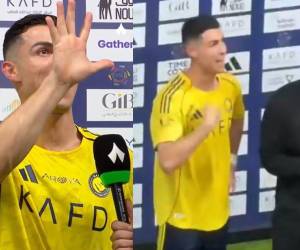 Cristiano Ronaldo protagonizó un tenso momento.