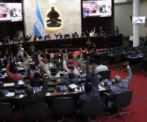 La sesión se realizó solo con parlamentarios de Libre y una congresista del Partido Liberal.